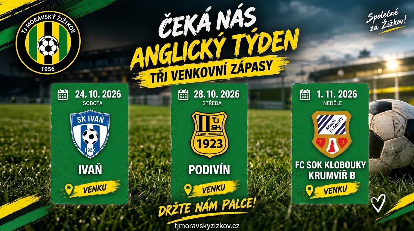 ⚽️ Tři zápasy, tři výjezdy! 🚙